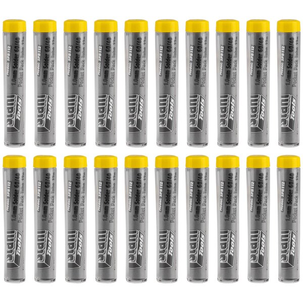 Main product image for 20-Pack Stahl Tools SPB112-20 1.0mm Solder 60/40 Poc 374-616